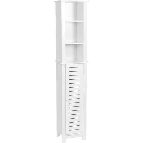 Säule mdf 1 tür 3 regale mdf - santorin - Tendance