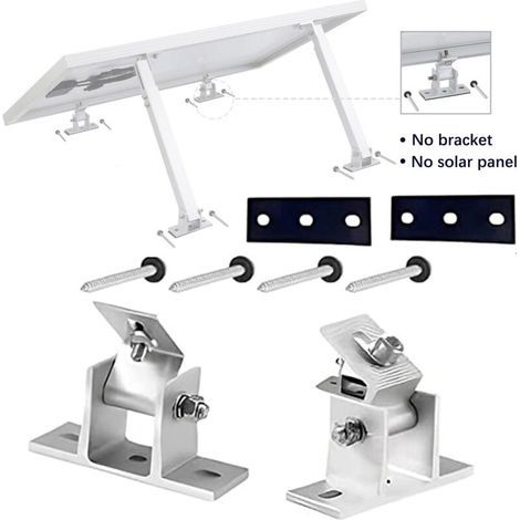 Kit de support pour panneau solaire réglable de 15 à 30° (1/5)