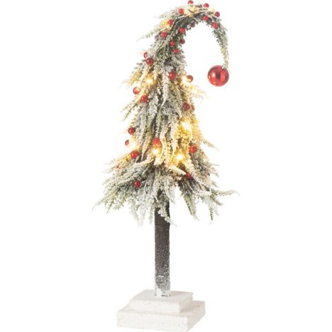 Sapin de Noël Déco à LED "Phil" 55cm Vert (1/5)