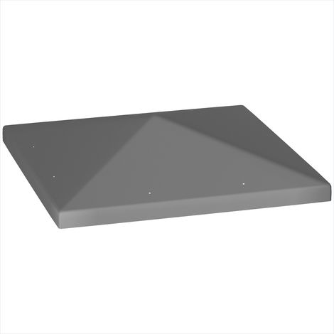 Tonnelle de jardin Toile de rechange pour tonnelle 3 x 3 m gris (1/5)