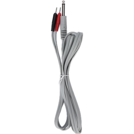 Câbles de remplacement pour électrodes TENS 5,9 pi, fils chauffants conducteurs, connecteurs pour électrothérapie, unité de stimulation musculaire (1/5)