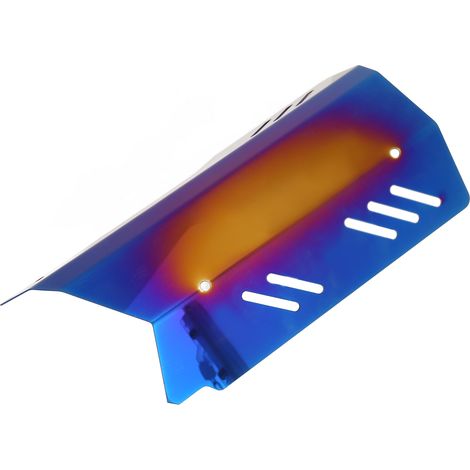 Protège-échappement moto en acier inoxydable, remplacement pour Yamaha YZF-R15 V3 2017-2020, cache thermique résistant, kit protection silencieux, finition polie. (1/5)