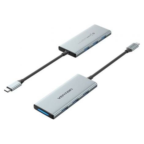 Hub USB Vention TOPHB Plateado