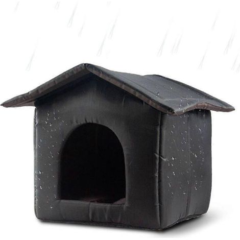 Nid douillet et chaud pour chats et chiens - Accessoires pour animaux - Nid imperméable (1/4)
