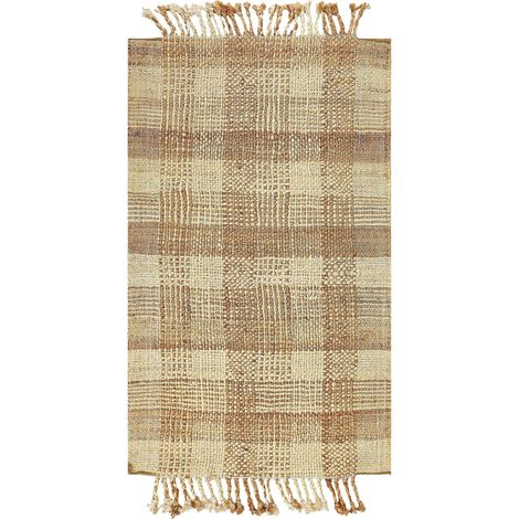 Rug BERISSA Beige 80 x 150 cm Jute