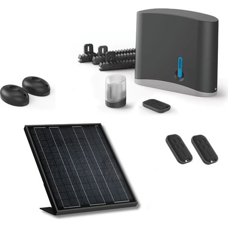 Solarantrieb für Schiebetor Zenia SE + 2 zusätzliche Fernbedienungen (3 insgesamt) - Avidsen