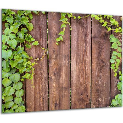 PLAQUE DE PROTECTION EN VERRE POUR POÊLE 60x52 BOIS (1/5)