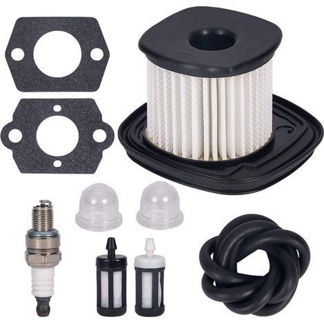 Kit di ricambio BG86C per soffiatore Stihl BG86, BG86C, SH86, SH86C HD2: filtro aria 4241 140 4400, 4241 140 4404 con candela, filtro carburante e tubo carburante (1/4)