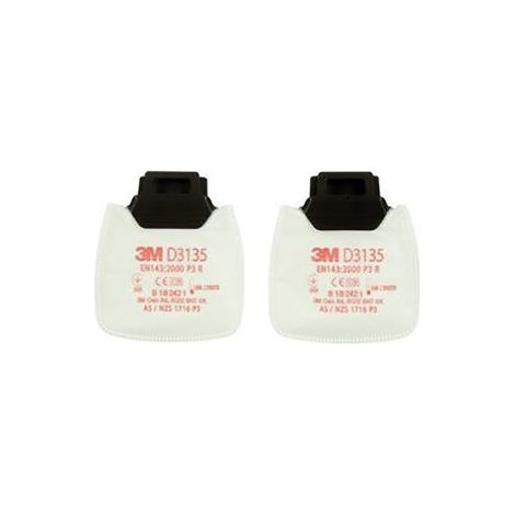 Filtre à particules 3M pour Masque série D3000 de 3M ( Prix pour 1 paire )
