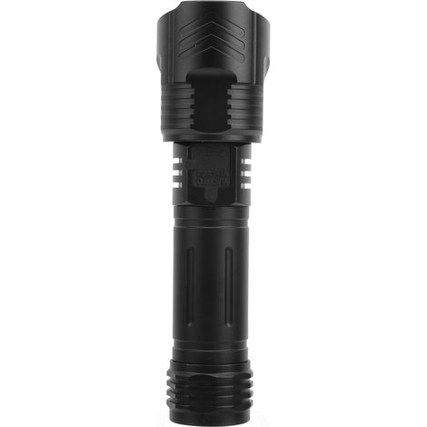 Lampe torche portable d'extérieur rechargeable par USB, multifonctionnelle et étanche. (1/5)