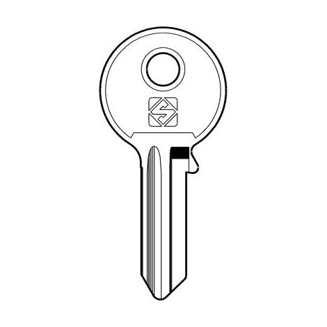 CHIAVE PIATTA CORBIN CB83 SILCA - OTTONE NICHELATO- 10 pezzi