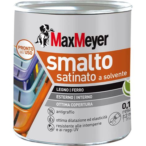 MaxMeyer Smalto a Solvente Satinato Antracite R7016 0,125 l (1/4)