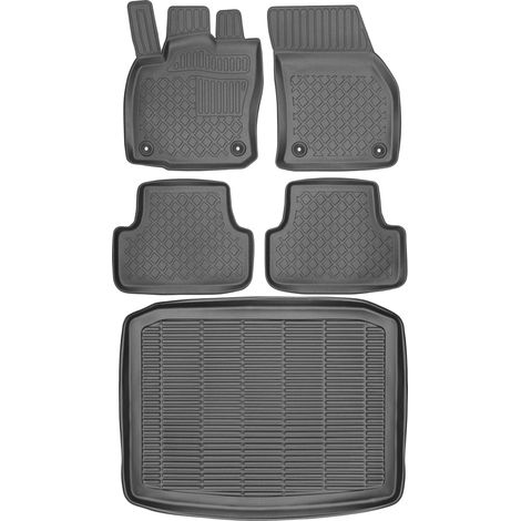 Skoda Karoq Crossover à partir de 2016 SET - tapis de voiture + tapis de coffre (1/5)