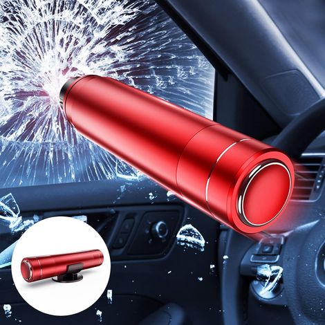 Strumento di emergenza per auto in lega di alluminio, rompivetro 2 in 1, martello di sicurezza - AquaForge (1/5)