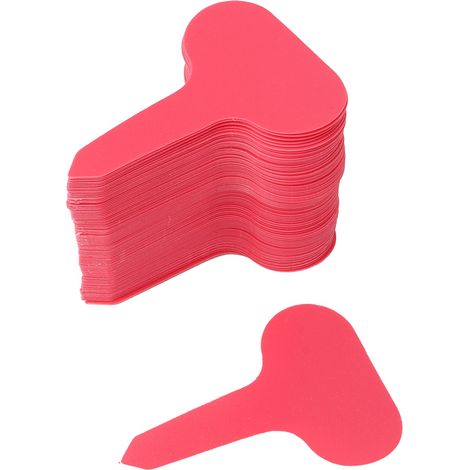 100 Étiquettes de Jardin en Plastique, Marqueurs pour Plantes en Forme de T, Panneaux de Culture pour Pépinière, Décorations de Jardinage (1/3)