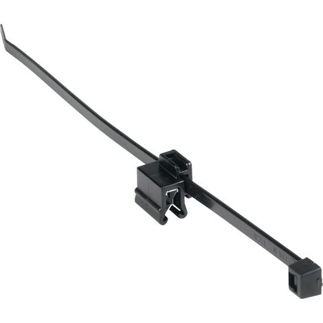HellermannTyton 150-40581 T50ROSEC5B-PA66HS/PA66HIRHS-BK Kabelbinder 200 mm 4.60 mm Schwarz mit Spre