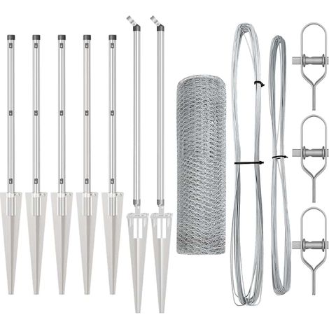 Maison Exclusive - Schweißdrahtzaun mit Spikes 10 x 0,6 m (B x H)