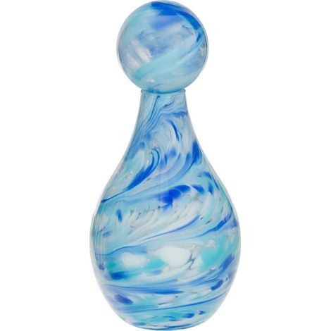 Amadeus - Vase bouteille Ali bleu 35 cm