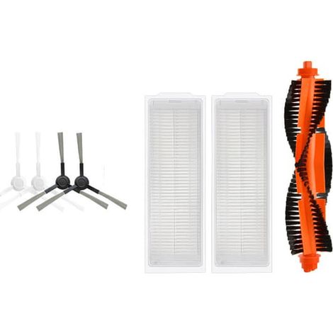Adapté aux appareils Xiaomi, cet accessoire est destiné aux aspirateurs et laveurs de sols robotisés et est compatible avec le couvercle de brosse principale, le filtre et la lingette de lavage du mod (1/5)