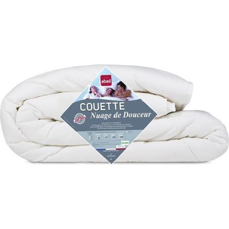 ABEIL Couette NUAGE de DOUCEUR 220x240 cm blanc (1/2)