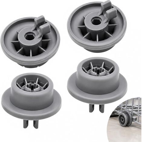 Lot De 4 Roulettes Pour Panier Inférieur De Lave-Vaisselle Universelles (1/5)