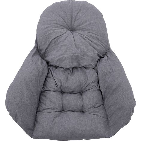 Dark Gray Single Egg-shaped Hanging Basket Seat Cushion Swing Chair Cushion (1/5)