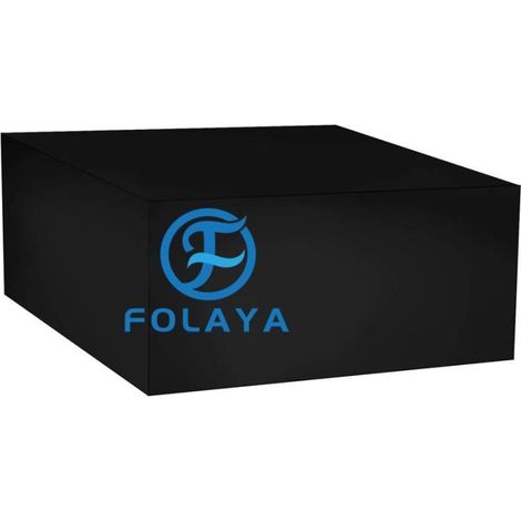 Housse de protection - FOLAYA - 123 x 123 x 74 cm - Tissu durable - Résistant à l'eau - Ajustable (1/3)