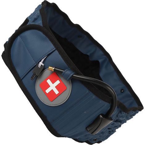 Ceinture Lombaire Inflatable de Soutien Dorsal avec Pompe - Support pour le Dos Bleu (1/5)