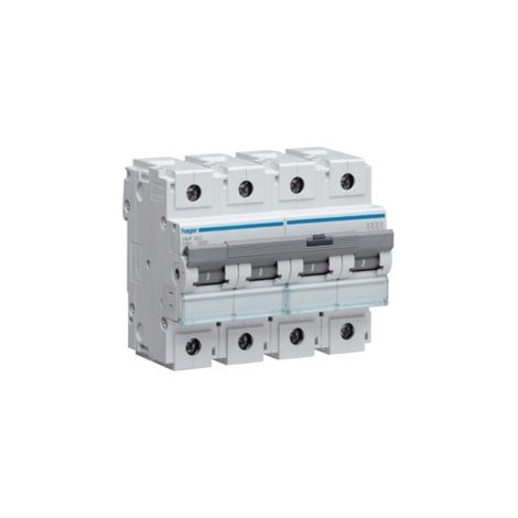 Interruttore magnetotermico Hager 4P 80A 10KA C 6 moduli HMF480