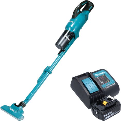 Aspiradora con batería Makita DCL 286 FSM 18 V 0,25 l sin escobillas + 1 batería 4,0 Ah + cargador (1/5)