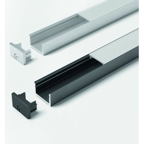 Format LED ChannelLine D2 opal schwarz L=2000 Profil H5587021