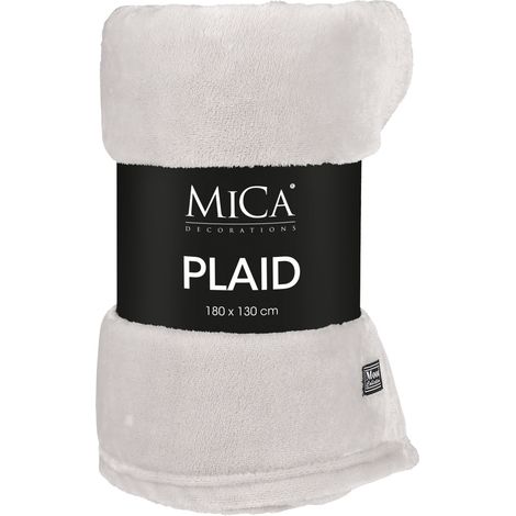 Mica Decorations Fleecedecke Famke 130 x 180 cm beige Bettwäsche (1/3)