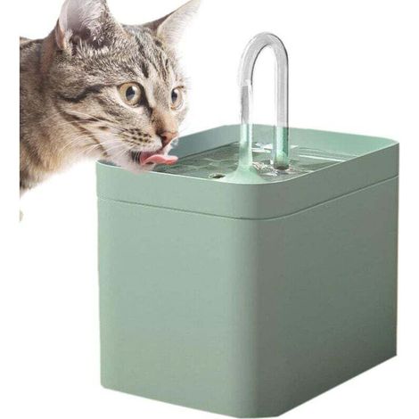 Ineasicer Fontaine À Eau pour Chat, Ultra Silencieuse 1.5 L Fontaine A Eau, Chat Fontaine d'eau pour Animaux De Compagnie avec Filtre pour Chats Oiseaux Chiens (1/4)