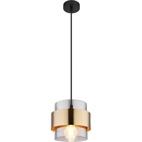 Globo - lampada a sospensione - Milley - oro - vetro - Ø 18cm -
