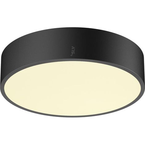 Applique et plafonnier MEDO® PRO 30 intérieur rond noir LED 10W UGR 19 - SLV - 1007288