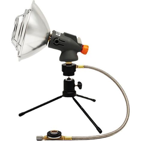 Réchaud de camping portable pour pêche en extérieur, chauffage rotatif avec trépied, randonnée hivernale T