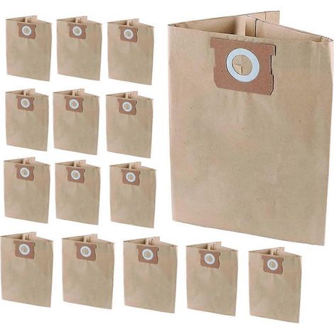 Lot de 15 sacs pour aspirateur d'atelier DEWALT 6 à 10 gallons DXVA19-4101 (voir illustration). (1/5)