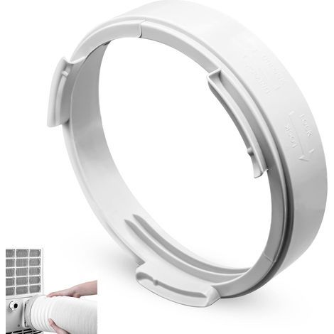 Coupleur de Tuyau d'échappement pour climatiseur Portable, Adaptateur de fenêtre, raccord de Tube de climatiseur pour Tuyau d'échappement de climatiseur Mobile de 5.9 Pouces (1/5)