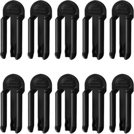 Clip per pattumiera in plastica, clip fissa per pattumiera, 10 pezzi, clip anticaduta per pattumiera, supporti a morsetto, pratica clip per pattumiera, per prodotti per la casa