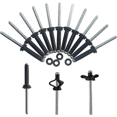 20 pièces - Poignée avec 20 joints toriques - Poignée longue - Bulbe pliable pour installation en eau profonde sur kayak, canoë et bateau yuante (1/5)