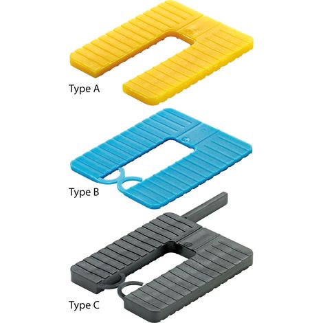 Roto Euroklick-Set A Typ 2 Unterlegplatten - Unterlegklötze in diversen Größen WÜ, Kunststoff - 1310 Stück (1/3)