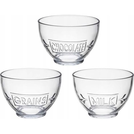 Saladier transparent pour en-cas 680 ml 12,7 x 9 cm