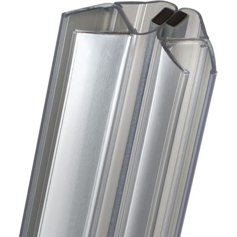 Schulte – Joints magnétiques d'étanchéité 201 cm – Pour porte en verre 5-8 mm – Fermeture hermétique – Installation facile et recoupable - E100055-90-5-99