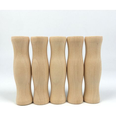 Poignées de rechange pour seau en bois. lot de 6. ergonomiques et antidérapantes. (1/2)