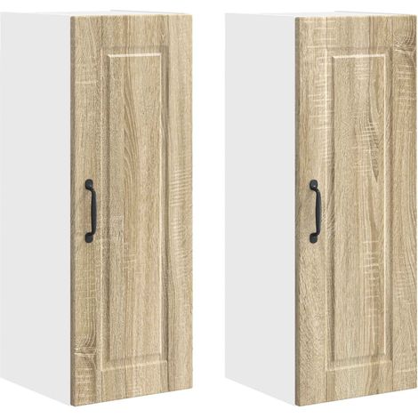 Maison Exclusive - Armario de Pared PORTO 2 pcs Roble Sonoma 30 x