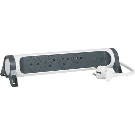 Cable de extensión 4x2PZ 1,5 m, blanco-negro (1/2)