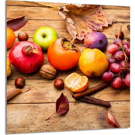 PANEL DE VIDRIO PARA COCINA 60x65 Fruta (1/5)