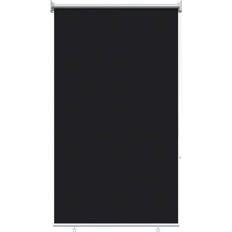 Store enrouleur extérieur avec protection UV, noir, 80 x 140 cm (1/5)