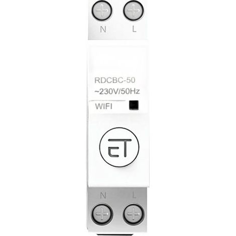 Disjoncteur intelligent WiFi maison – Commande vocale appli – Minuterie intégrée – Protection et domotique – Tableau électrique (1/5)