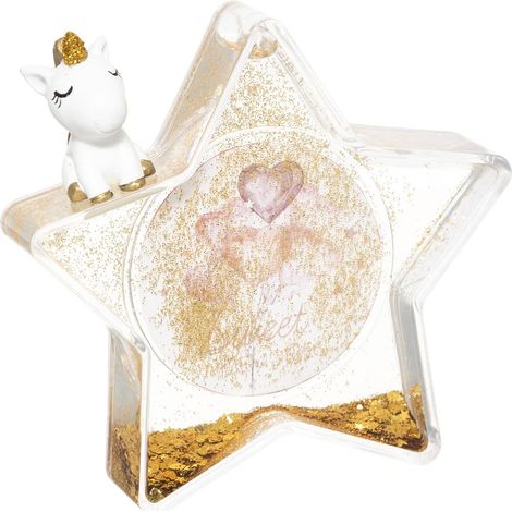 Kinderrahmen Einhorn H10,5cm - Golden